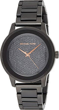  Shop Authentic Michael Kors Kinley Silver Dial Black Steel Strap Watch for Women - MK5999 - Luxxuri