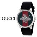 Shop Authentic Gucci G Timeless Quartz Green & Red Dial Black Leather Strap Watch For Men - YA1264149 - Luxxuri