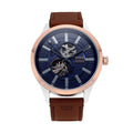  Shop Authentic Tommy Hilfiger Spencer Blue Dial Brown Leather Strap Watch for Men - 1791642 - Luxxuri