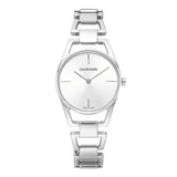  Shop Authentic Calvin Klein Dainty Silver Dial Silver Steel Strap Watch for Women - K7L23146 - Luxxuri
