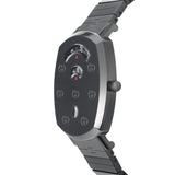  Shop Authentic Gucci Grip Quartz Grey Dial Grey Steel Strap Watch For Men - YA157429 - Luxxuri