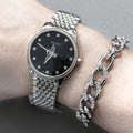  Shop Authentic Gucci G Timeless Quartz Black Dial Silver Steel Strap Watch For Women - YA1265020 - Luxxuri
