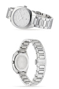  Shop Authentic Gucci G Frame Quartz Diamonds Silver Dial Silver Steel Strap Watch For Women - YA142504 - Luxxuri