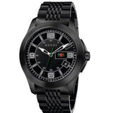  Shop Authentic Gucci G Timeless Black Dial Black Steel Strap Watch For Men - YA126202 - Luxxuri