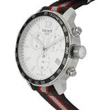  Shop Authentic Tissot Quickster Chronograph NBA Toronto Raptors White Dial Two Tone NATO Strap Watch for Men - T095.417.17.037.16 - Luxxuri