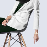 Coach Delancey White Dial White Leather Strap Watch for Women - 14502716