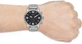 Shop Authentic Fossil Nate Chronograph Black Dial Silver Steel Strap Watch for Men - JR1353 - Luxxuri