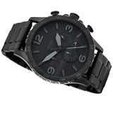  Shop Authentic Fossil Nate Chronograph Black Dial Black Steel Strap Watch for Men - JR1401 - Luxxuri