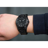  Shop Authentic Fossil Nate Chronograph Black Dial Black Leather Strap Watch for Men - JR1510 - Luxxuri