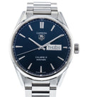  Shop Authentic Tag Heuer Carrera Automatic Blue Dial Silver Steel Strap Watch for Men - WAR201E.BA0723 - Luxxuri