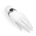 Tissot T Trend Flamingo Black Dial Silver Steel Strap Watch For Women - T094.210.11.051.00