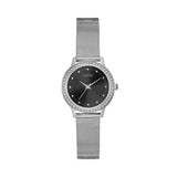  Shop Authentic Guess Chelsea Crystals Black Dial Silver Mesh Bracelet Watch For Women  - W0647L5 - Luxxuri