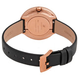  Shop Authentic Swarovski Crystalline Pure Black Dial Black Leather Strap Watch for Women - 5275043 - Luxxuri