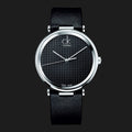  Shop Authentic Calvin Klein Sight Black Dial Black Leather Strap Watch for Men - K1S21102 - Luxxuri