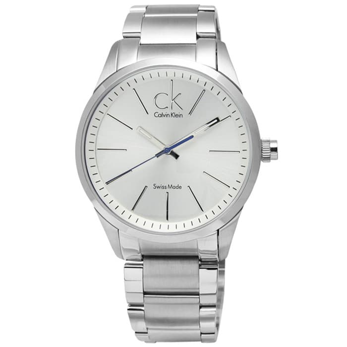  Shop Authentic Calvin Klein Bold White Dial Silver Steel Strap Watch for Men - K2241120 - Luxxuri