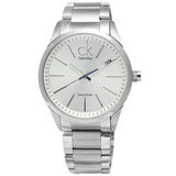 Shop Authentic Calvin Klein Bold White Dial Silver Steel Strap Watch for Men - K2241120 - Luxxuri