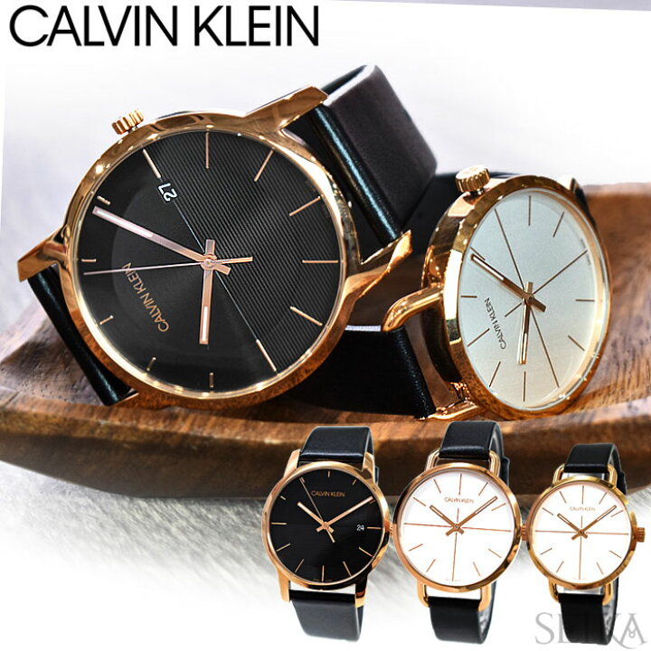  Shop Authentic Calvin Klein City Quartz Black Dial Black Leather Strap Watch for Men - K2G2G6CZ - Luxxuri
