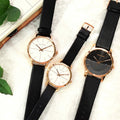  Shop Authentic Calvin Klein Even White Dial Black Leather Strap Watch for Women - K7B216C6 - Luxxuri