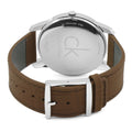  Shop Authentic Calvin Klein City Brown Dial Brown Leather Strap Watch for Men - K2G211GK - Luxxuri