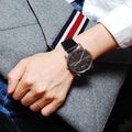  Shop Authentic Calvin Klein City Grey Dial Black Leather Strap Watch For Men - K2G21107 - Luxxuri