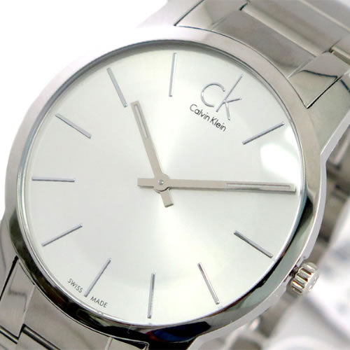  Shop Authentic Calvin Klein City Silver Dial Silver Steel Strap Watch for Men - K2G21126 - Luxxuri