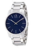  Shop Authentic Calvin Klein City Blue Dial Silver Steel Strap Watch for Men - K2G2114N - Luxxuri