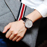  Shop Authentic Calvin Klein City White Dial Black Leather Strap Watch For Men - K2G211C6 - Luxxuri