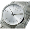  Shop Authentic Calvin Klein City Silver Dial Silver Steel Strap Watch for Women - K2G23126 - Luxxuri