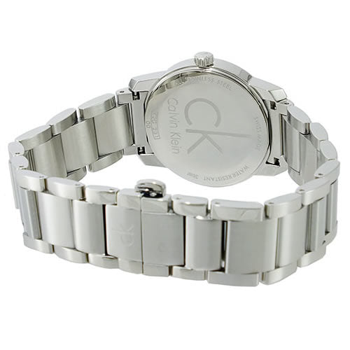  Shop Authentic Calvin Klein City Silver Dial Silver Steel Strap Watch for Women - K2G23126 - Luxxuri
