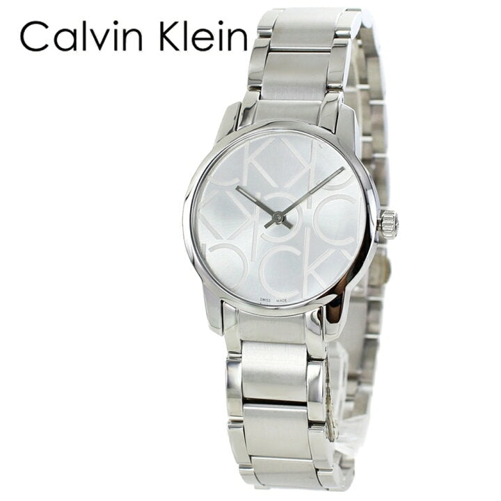  Shop Authentic Calvin Klein City Silver Dial Silver Steel Strap Watch for Women - K2G23142 - Luxxuri