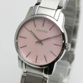  Shop Authentic Calvin Klein City Pink Mother of Pearl Dial Stainless Steel Strap Watch For Women - K2G2314E - Luxxuri