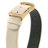  Shop Authentic Calvin Klein City Silver Dial White Leather Strap Watch for Women - K2G236X6 - Luxxuri