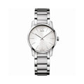  Shop Authentic Calvin Klein City Silver Dial Silver Steel Strap Watch for Women - K2G23126 - Luxxuri