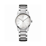  Shop Authentic Calvin Klein City Silver Dial Silver Steel Strap Watch for Women - K2G23126 - Luxxuri