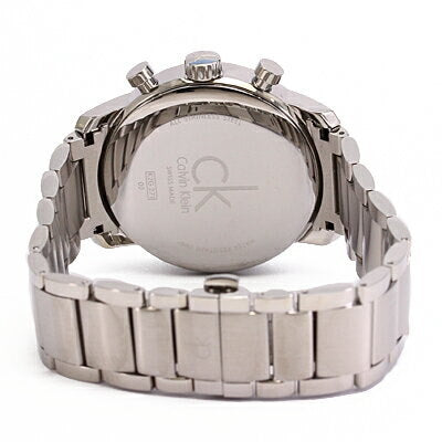  Shop Authentic Calvin Klein City Chronograph Black Dial Silver Steel Strap Watch for Men - K2G2714X - Luxxuri