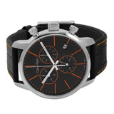  Shop Authentic Calvin Klein City Chronograph Black Dial Black Leather Strap Watch for Men - K2G271C1 - Luxxuri