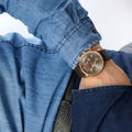 Shop Authentic Calvin Klein City Chronograph Grey Dial Brown Leather Strap Watch for Men - K2G276G3 - Luxxuri