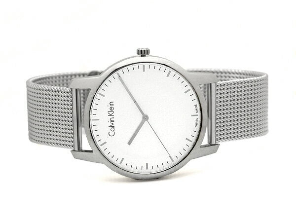  Shop Authentic Calvin Klein City Chronograph White Dial Silver Mesh Bracelet Watch for Men - K2G2G126 - Luxxuri