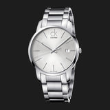  Shop Authentic Calvin Klein City Silver Dial Silver Steel Strap Watch for Men - K2G2G146 - Luxxuri
