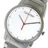  Shop Authentic Calvin Klein City Quartz White Dial Silver Steel Strap Watch for Men - K2G2G1Z6 - Luxxuri