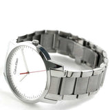  Shop Authentic Calvin Klein City Quartz White Dial Silver Steel Strap Watch for Men - K2G2G1Z6 - Luxxuri