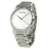  Shop Authentic Calvin Klein City Quartz White Dial Silver Steel Strap Watch for Men - K2G2G1Z6 - Luxxuri