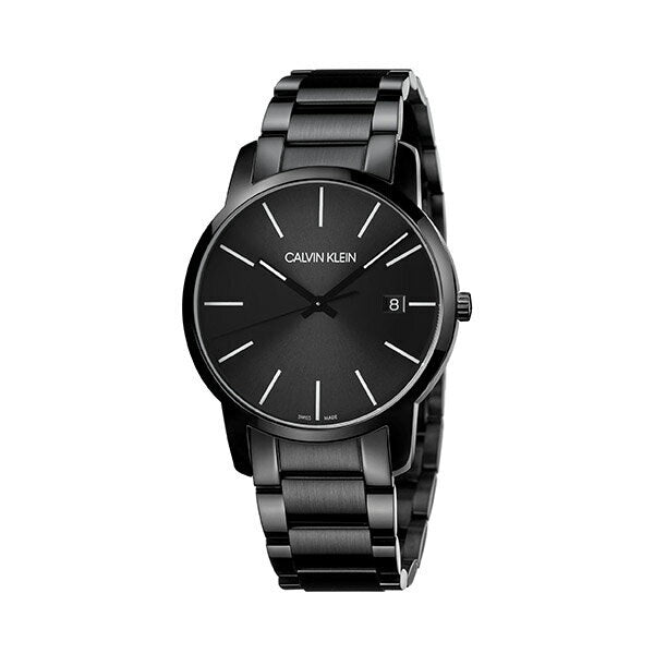  Shop Authentic Calvin Klein City Quartz Black Dial Black Steel Strap Watch for Men - K2G2G4B1 - Luxxuri