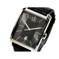  Shop Authentic Calvin Klein Window Black Dial Black Leather Strap Watch for Men - K2M21107 - Luxxuri