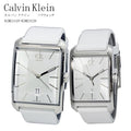  Shop Authentic Calvin Klein Window White Dial White Leather Strap Watch for Women - K2M23120 - Luxxuri