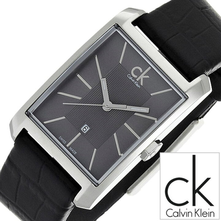  Shop Authentic Calvin Klein Window Black Dial Black Leather Strap Watch for Men - K2M23107 - Luxxuri