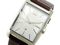  Shop Authentic Calvin Klein Window Silver Dial Brown Leather Strap Watch for Women - K2M23126 - Luxxuri