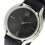  Shop Authentic Calvin Klein Skirt Black Dial Black Leather Strap Watch for Women  - K2U231C1 - Luxxuri