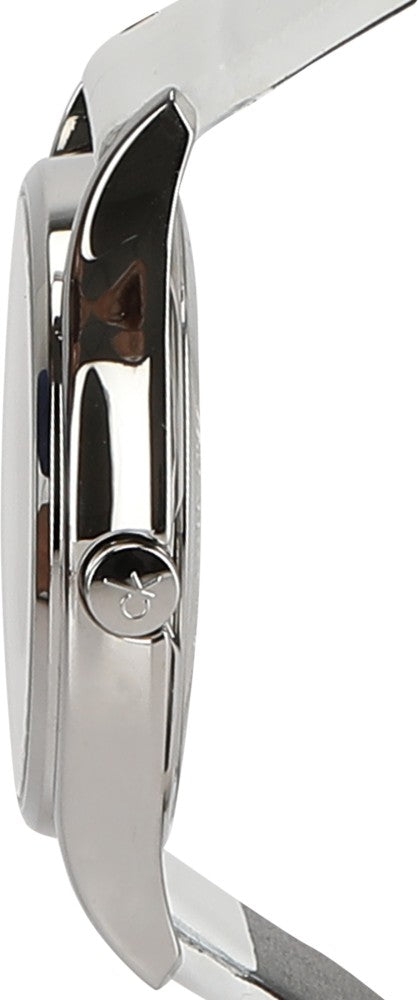  Shop Authentic Calvin Klein Skirt White Dial White Leather Strap Watch for Women - K2U231K6 - Luxxuri
