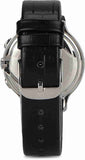  Shop Authentic Calvin Klein Skirt Chronograph Black Dial Black Leather Strap Watch for Men - K2U291C1 - Luxxuri